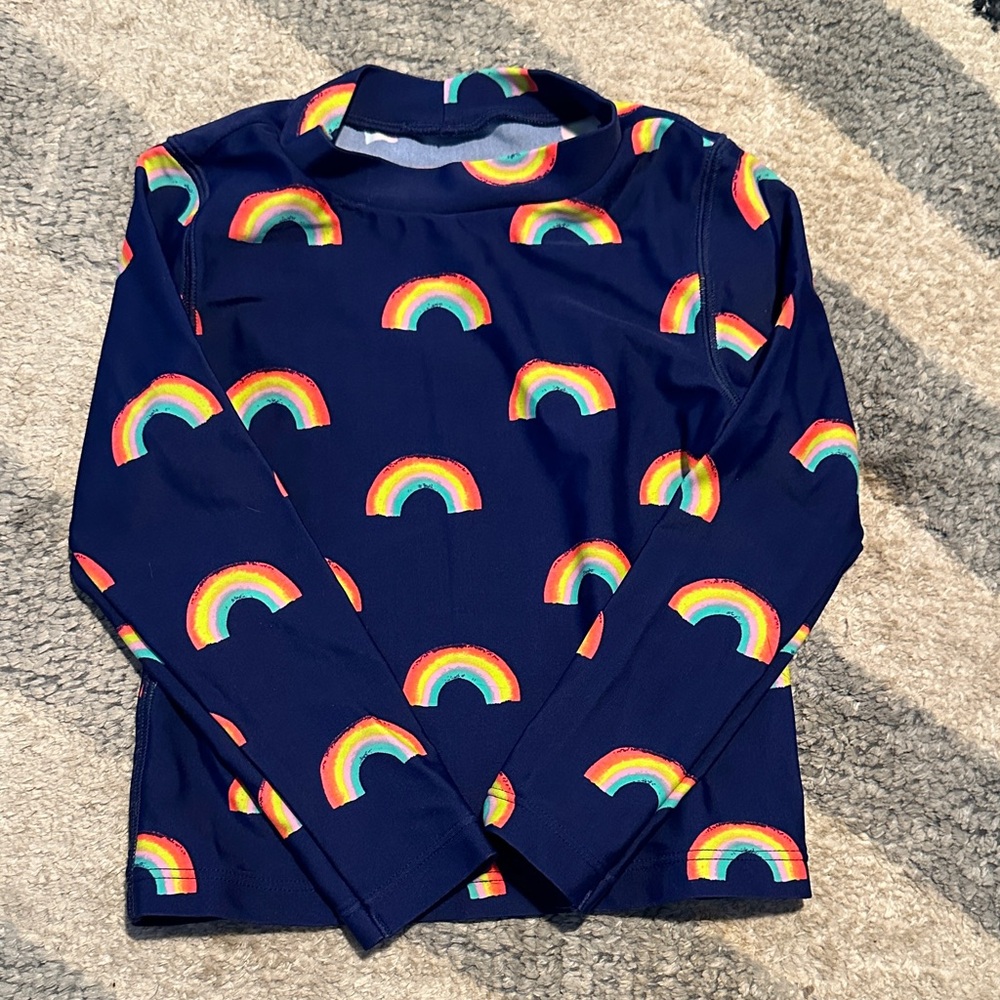 Crewcuts Rainbow rash guard
